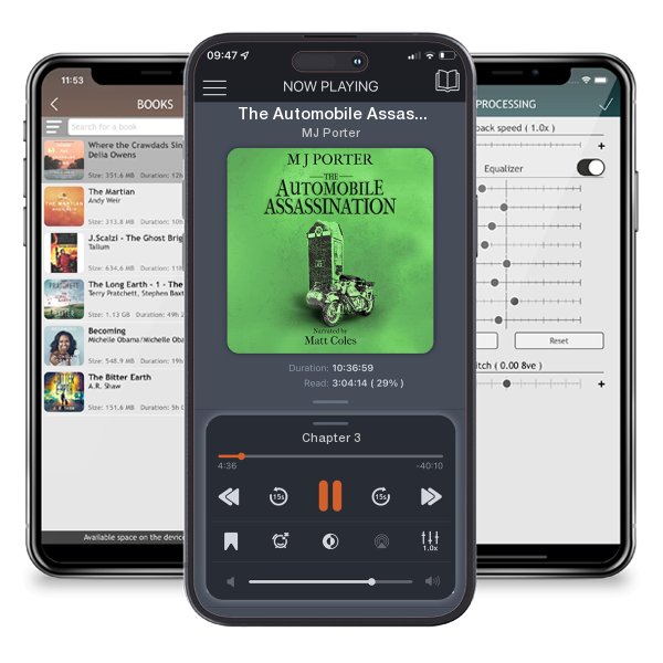 Download fo free audiobook The Automobile Assassination: A 1940s Mystery by MJ Porter and listen anywhere on your iOS devices in the ListenBook app.