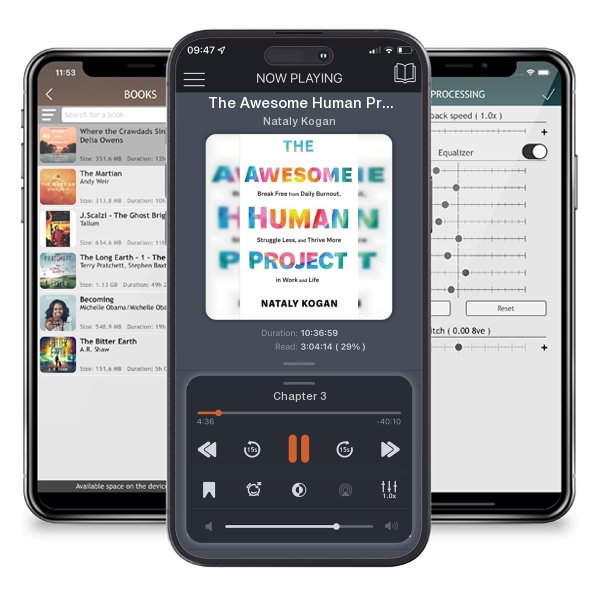 Download fo free audiobook The Awesome Human Project: Break Free from Daily Burnout, Struggle Less, and Thrive More in Work and Life by Nataly Kogan and listen anywhere on your iOS devices in the ListenBook app.