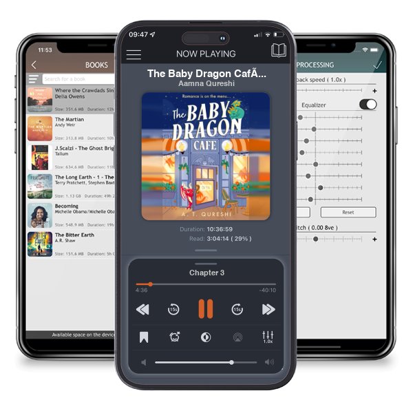 Download fo free audiobook The Baby Dragon Café (The Baby Dragon, #1) by Aamna Qureshi and listen anywhere on your iOS devices in the ListenBook app.