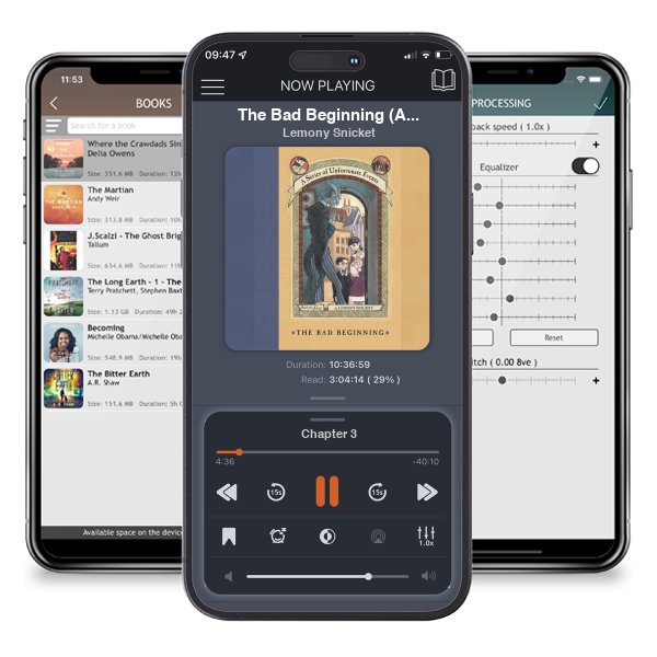 Download fo free audiobook The Bad Beginning (A Series of Unfortunate Events, #1) by Lemony Snicket and listen anywhere on your iOS devices in the ListenBook app.