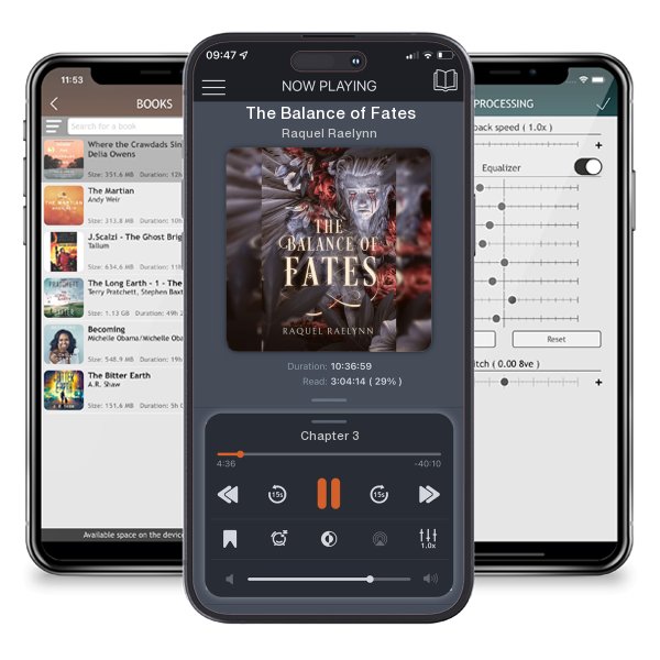 Download fo free audiobook The Balance of Fates by Raquel Raelynn and listen anywhere on your iOS devices in the ListenBook app.