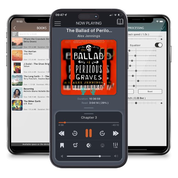Download fo free audiobook The Ballad of Perilous Graves by Alex Jennings and listen anywhere on your iOS devices in the ListenBook app.