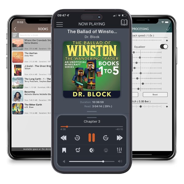 Download fo free audiobook The Ballad of Winston the Wandering Trader, Books 1-5 by Dr. Block and listen anywhere on your iOS devices in the ListenBook app.
