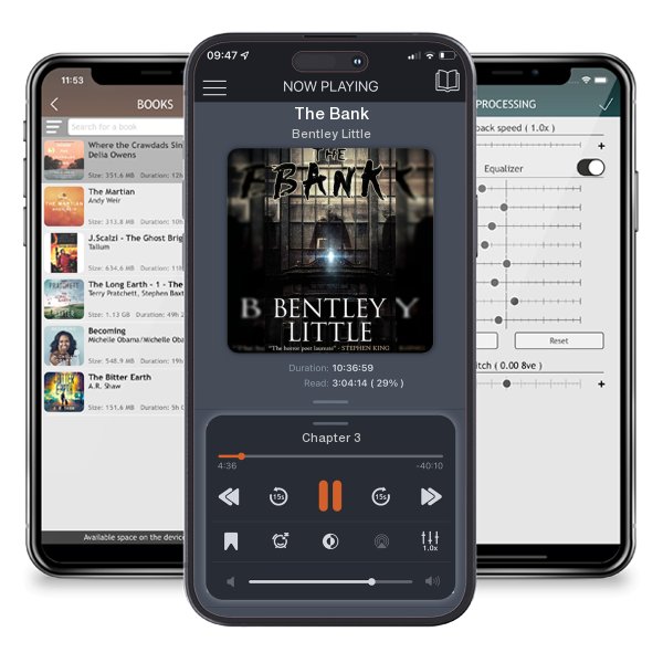 Download fo free audiobook The Bank by Bentley Little and listen anywhere on your iOS devices in the ListenBook app.