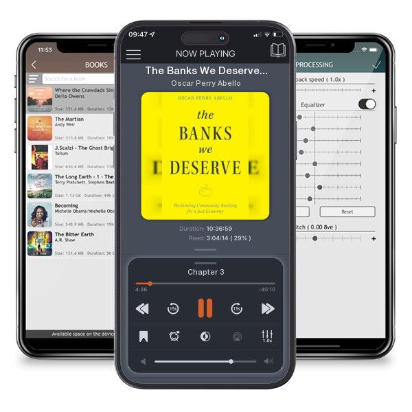 Download fo free audiobook The Banks We Deserve: Reclaiming Community Banking for a Just... by Oscar Perry Abello and listen anywhere on your iOS devices in the ListenBook app.