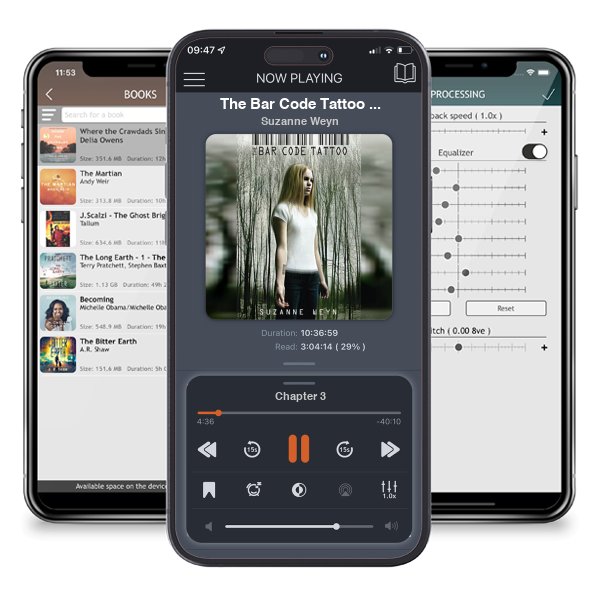 Download fo free audiobook The Bar Code Tattoo (Bar Code, #1) by Suzanne Weyn and listen anywhere on your iOS devices in the ListenBook app.