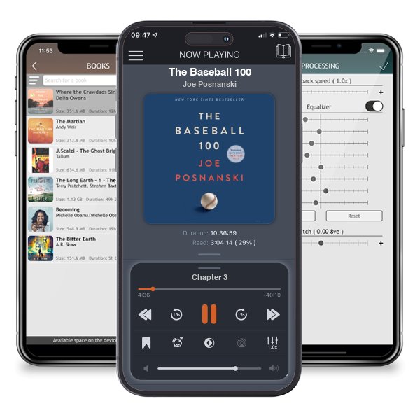 Download fo free audiobook The Baseball 100 by Joe Posnanski and listen anywhere on your iOS devices in the ListenBook app.