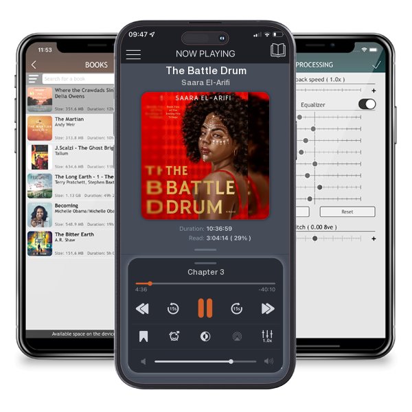 Download fo free audiobook The Battle Drum by Saara El-Arifi and listen anywhere on your iOS devices in the ListenBook app.
