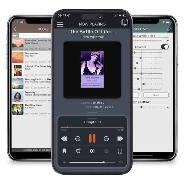 Download fo free audiobook The Battle Of Life: “I have been bent and broken, but - I hope - into a better shape.” by Edith Wharton and listen anywhere on your iOS devices in the ListenBook app.