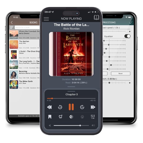 Download fo free audiobook The Battle of the Labyrinth (Percy Jackson and the Olympians, #4) by Rick Riordan and listen anywhere on your iOS devices in the ListenBook app.