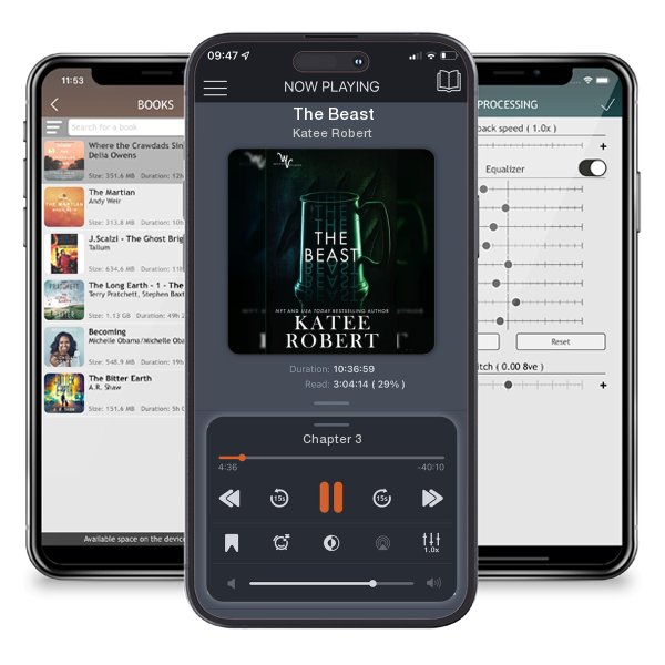 Download fo free audiobook The Beast by Katee Robert and listen anywhere on your iOS devices in the ListenBook app.