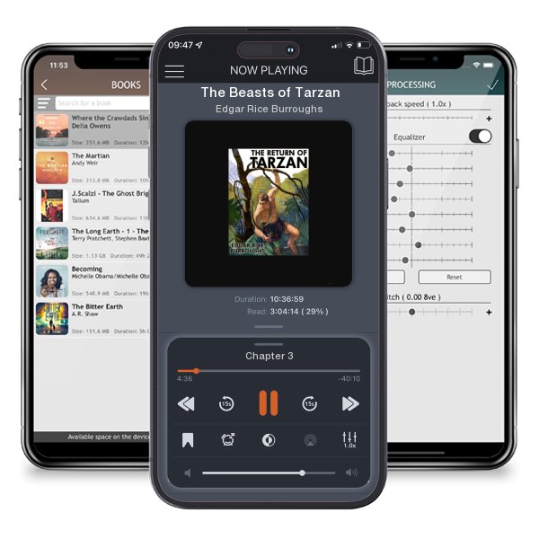 Download fo free audiobook The Beasts of Tarzan by Edgar Rice Burroughs and listen anywhere on your iOS devices in the ListenBook app.