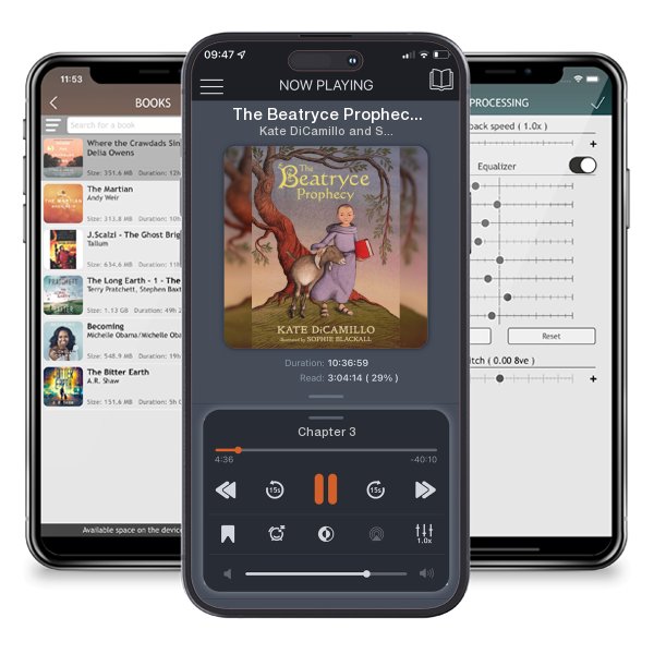 Download fo free audiobook The Beatryce Prophecy by Kate DiCamillo and Sophie Blackall and listen anywhere on your iOS devices in the ListenBook app.