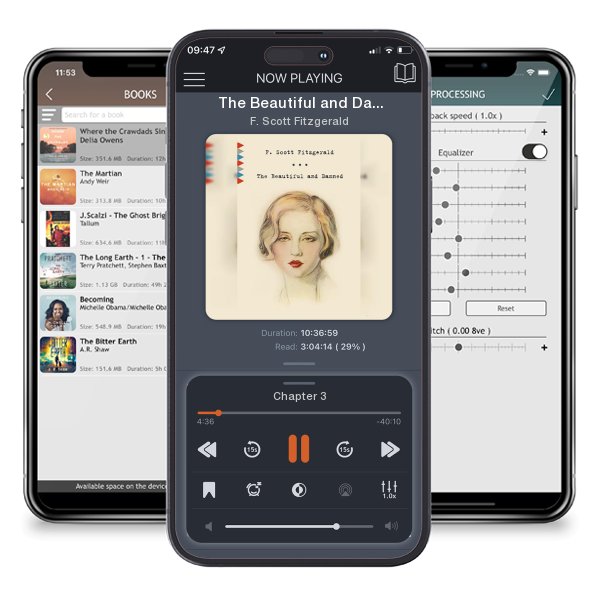 Download fo free audiobook The Beautiful and Damned by F. Scott Fitzgerald and listen anywhere on your iOS devices in the ListenBook app.