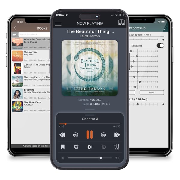 Download fo free audiobook The Beautiful Thing That Awaits Us All by Laird Barron and listen anywhere on your iOS devices in the ListenBook app.