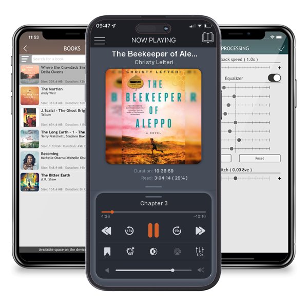 Download fo free audiobook The Beekeeper of Aleppo by Christy Lefteri and listen anywhere on your iOS devices in the ListenBook app.