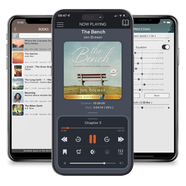 Download fo free audiobook The Bench by Jen Brewer and listen anywhere on your iOS devices in the ListenBook app.