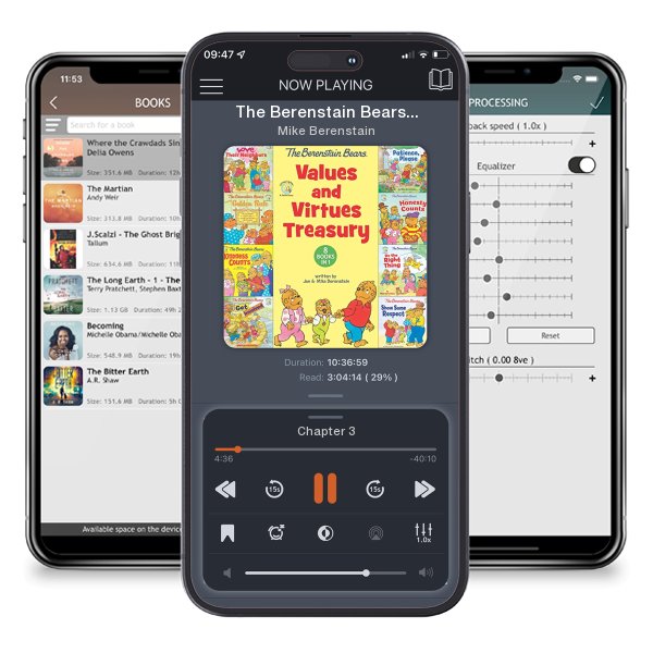 Download fo free audiobook The Berenstain Bears Values and Virtues Treasury by Mike Berenstain and listen anywhere on your iOS devices in the ListenBook app.