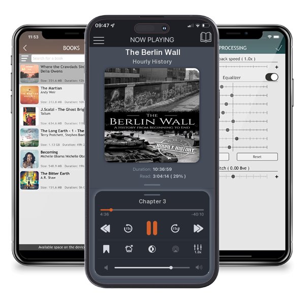 Download fo free audiobook The Berlin Wall by Hourly History and listen anywhere on your iOS devices in the ListenBook app.