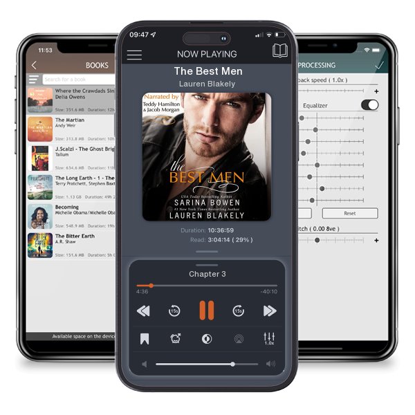 Download fo free audiobook The Best Men by Lauren Blakely and listen anywhere on your iOS devices in the ListenBook app.