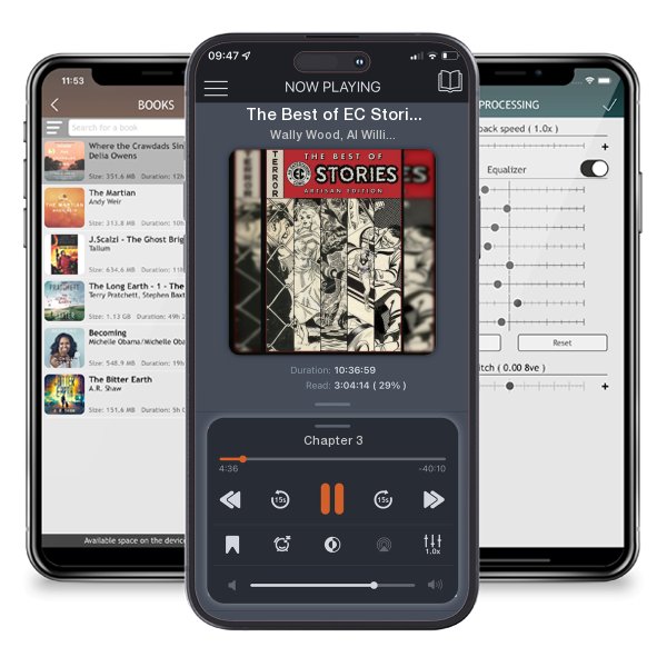 Download fo free audiobook The Best of EC Stories Artisan Edition by Wally Wood, Al Williamson, et al. and listen anywhere on your iOS devices in the ListenBook app.