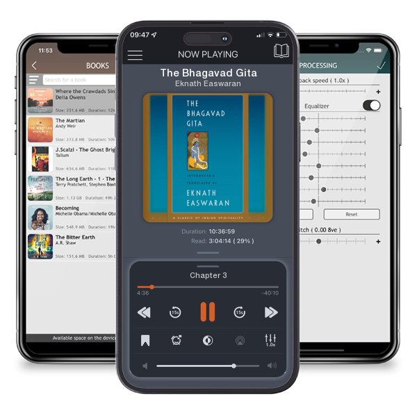 Download fo free audiobook The Bhagavad Gita by Eknath Easwaran and listen anywhere on your iOS devices in the ListenBook app.