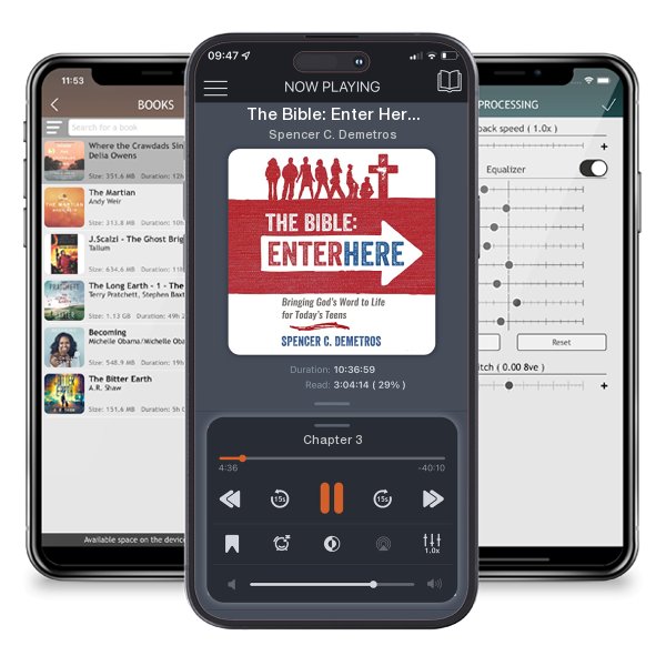 Download fo free audiobook The Bible: Enter Here by Spencer C. Demetros and listen anywhere on your iOS devices in the ListenBook app.