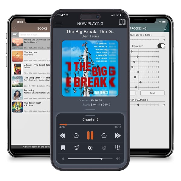 Download fo free audiobook The Big Break: The Gamblers, Party Animals, and True... by Ben Terris and listen anywhere on your iOS devices in the ListenBook app.