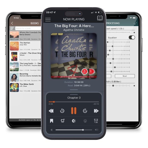Download fo free audiobook The Big Four: A Hercule Poirot Mystery by Agatha Christie and listen anywhere on your iOS devices in the ListenBook app.