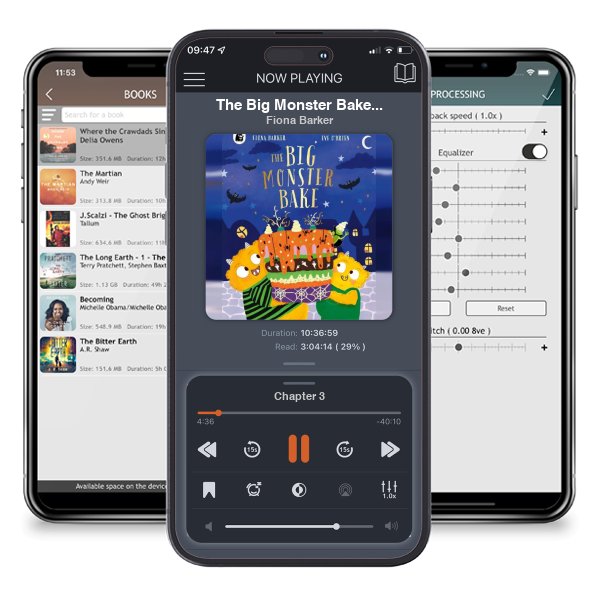 Download fo free audiobook The Big Monster Bake - Big Bakes by Fiona Barker and listen anywhere on your iOS devices in the ListenBook app.