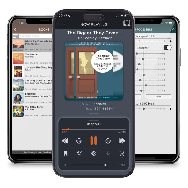 Download fo free audiobook The Bigger They Come: A Cool and Lam Mystery by Erle Stanley Gardner and listen anywhere on your iOS devices in the ListenBook app.