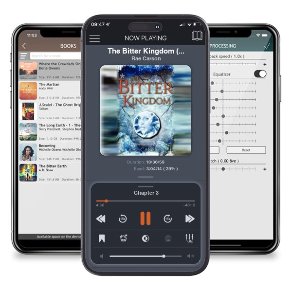 Download fo free audiobook The Bitter Kingdom (Fire and Thorns, #3) by Rae Carson and listen anywhere on your iOS devices in the ListenBook app.