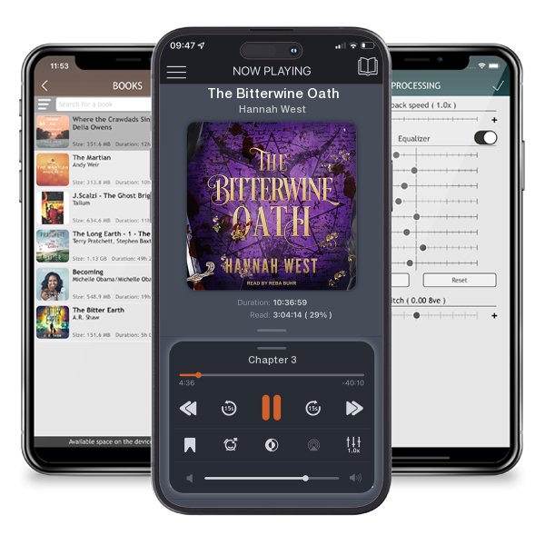 Download fo free audiobook The Bitterwine Oath by Hannah West and listen anywhere on your iOS devices in the ListenBook app.