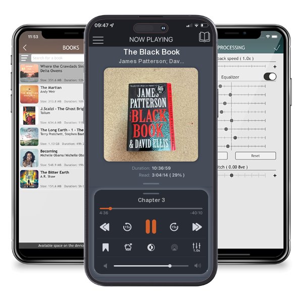 Download fo free audiobook The Black Book by James Patterson; David Ellis and listen anywhere on your iOS devices in the ListenBook app.