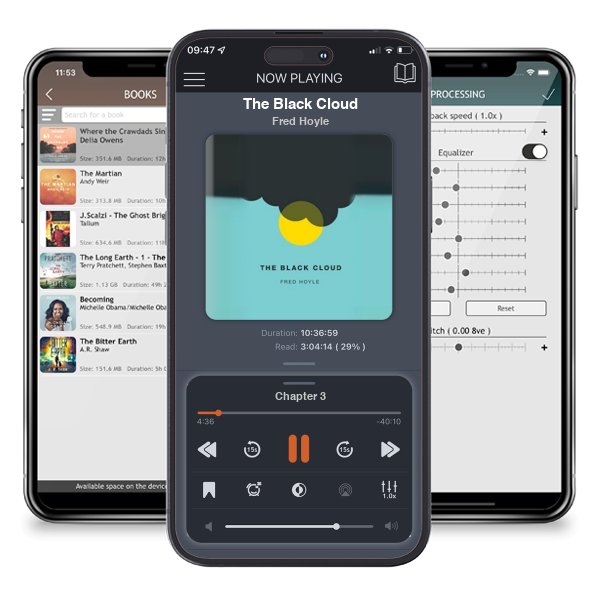 Download fo free audiobook The Black Cloud by Fred Hoyle and listen anywhere on your iOS devices in the ListenBook app.
