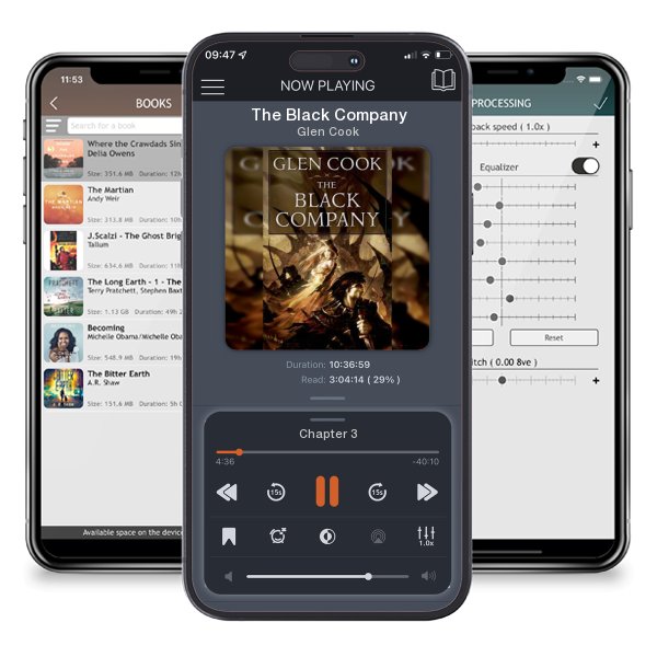 Download fo free audiobook The Black Company by Glen Cook and listen anywhere on your iOS devices in the ListenBook app.