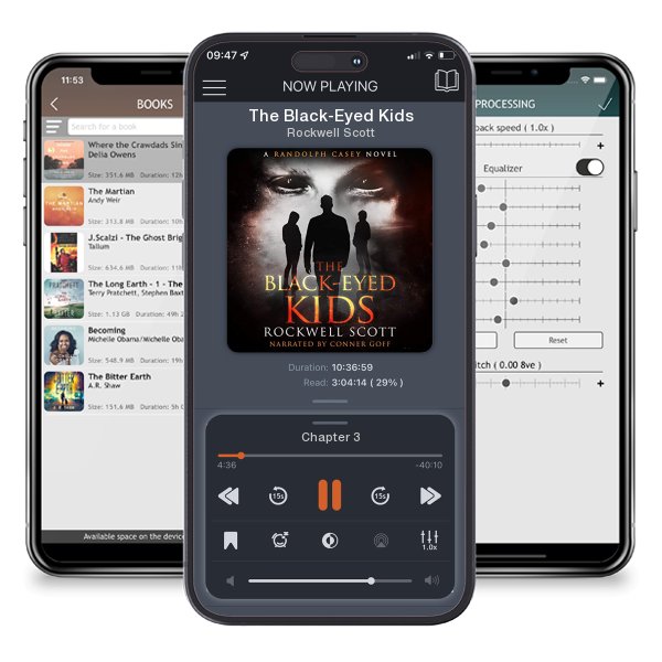 Download fo free audiobook The Black-Eyed Kids by Rockwell Scott and listen anywhere on your iOS devices in the ListenBook app.
