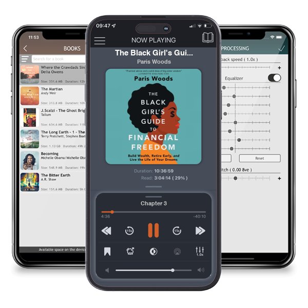 Download fo free audiobook The Black Girl\'s Guide to Financial Freedom: Build Wealth, Retire Early, and Live the Life of Your Dreams by Paris Woods and listen anywhere on your iOS devices in the ListenBook app.