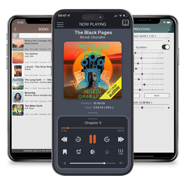Download fo free audiobook The Black Pages by Nnedi Okorafor and listen anywhere on your iOS devices in the ListenBook app.