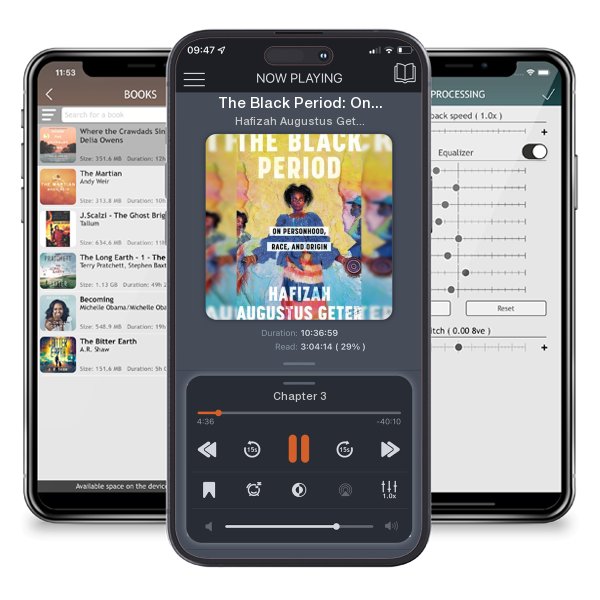 Download fo free audiobook The Black Period: On Personhood, Race, and Origin by Hafizah Augustus Geter and listen anywhere on your iOS devices in the ListenBook app.