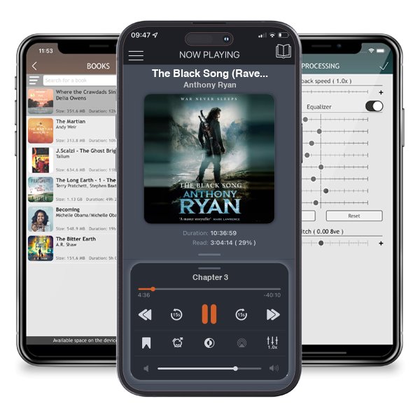 Download fo free audiobook The Black Song (Raven\'s Blade, #2) by Anthony Ryan and listen anywhere on your iOS devices in the ListenBook app.