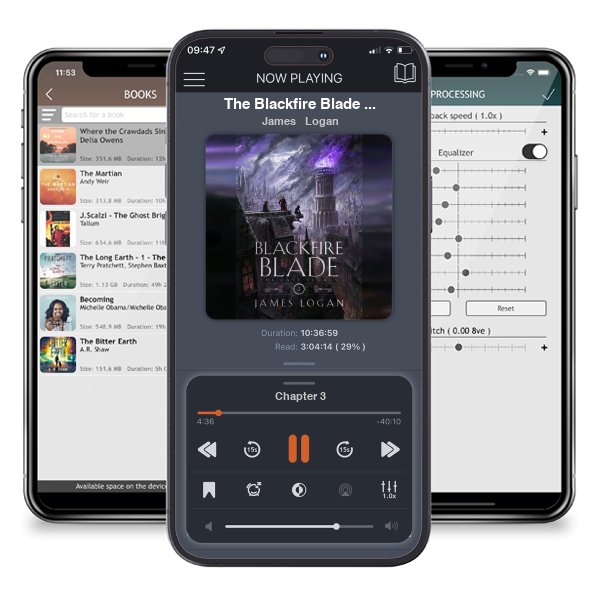 Download fo free audiobook The Blackfire Blade (The Last Legacy, #2) by James Logan and listen anywhere on your iOS devices in the ListenBook app.