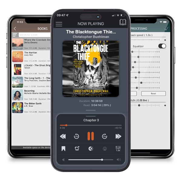 Download fo free audiobook The Blacktongue Thief (Blacktongue, #1) by Christopher Buehlman and listen anywhere on your iOS devices in the ListenBook app.