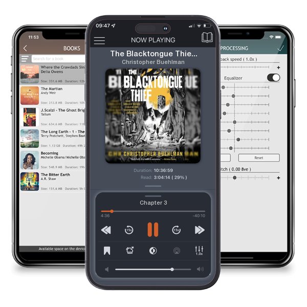 Download fo free audiobook The Blacktongue Thief by Christopher Buehlman and listen anywhere on your iOS devices in the ListenBook app.