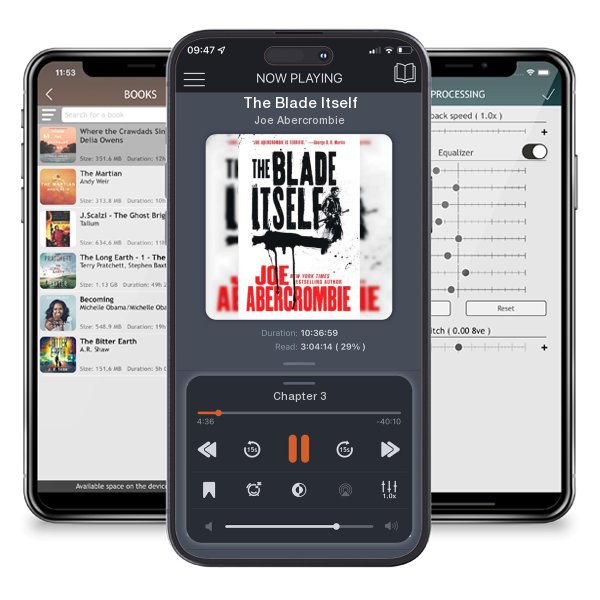 Download fo free audiobook The Blade Itself by Joe Abercrombie and listen anywhere on your iOS devices in the ListenBook app.