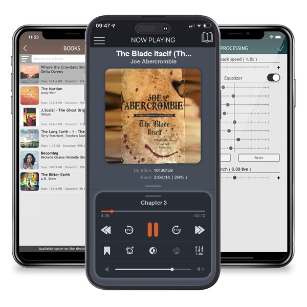 Download fo free audiobook The Blade Itself (The First Law, #1) by Joe Abercrombie and listen anywhere on your iOS devices in the ListenBook app.