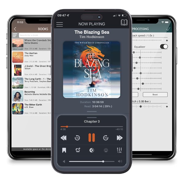 Download fo free audiobook The Blazing Sea by Tim Hodkinson and listen anywhere on your iOS devices in the ListenBook app.