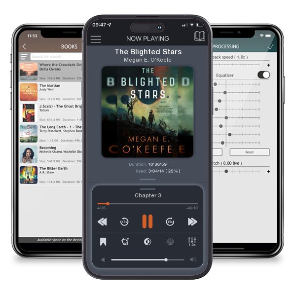 Download fo free audiobook The Blighted Stars by Megan E. O'Keefe and listen anywhere on your iOS devices in the ListenBook app.