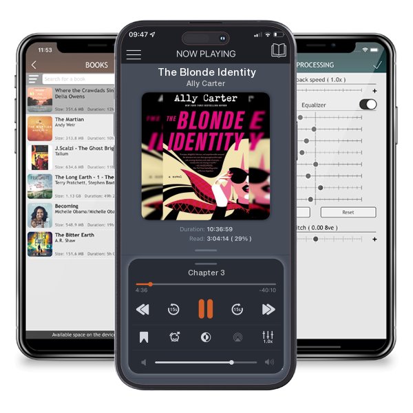 Download fo free audiobook The Blonde Identity by Ally Carter and listen anywhere on your iOS devices in the ListenBook app.