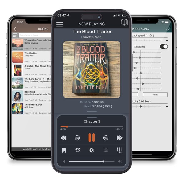 Download fo free audiobook The Blood Traitor by Lynette Noni and listen anywhere on your iOS devices in the ListenBook app.